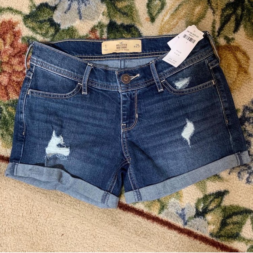 Hollister Midi Dark Blue Short